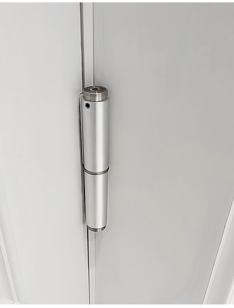 固特隐形门液压合页室内房门阻尼铰链缓冲自动关门1片沙银色