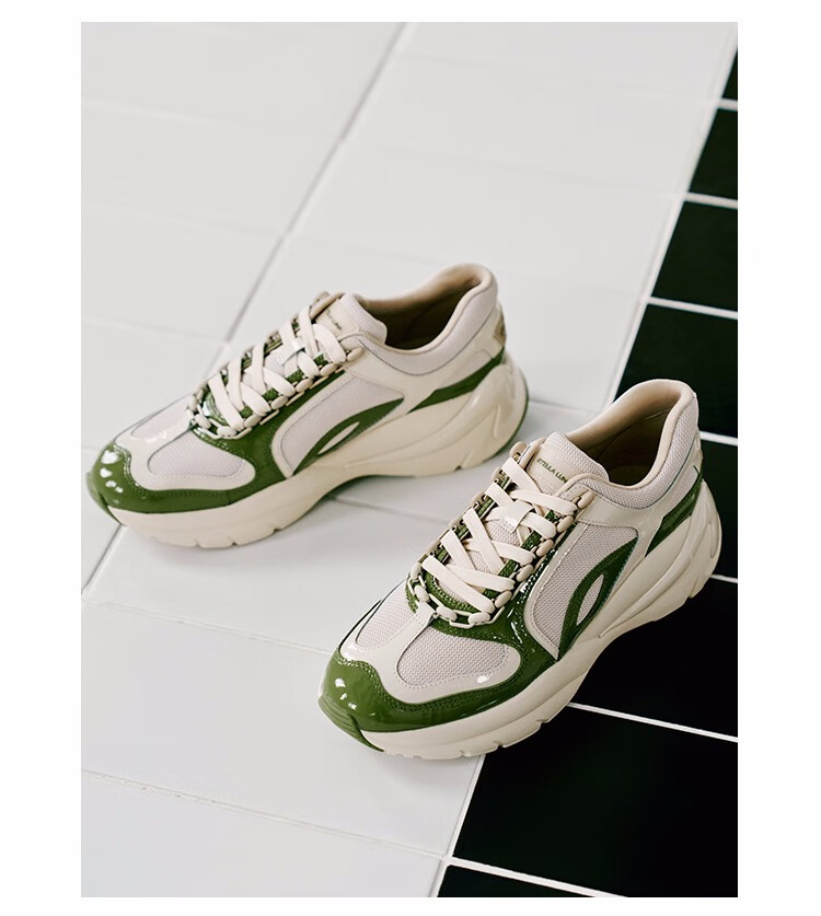 stellaluna2022春季新品运动鞋时尚舒适休闲鞋女老爹鞋运动鞋93黑色37