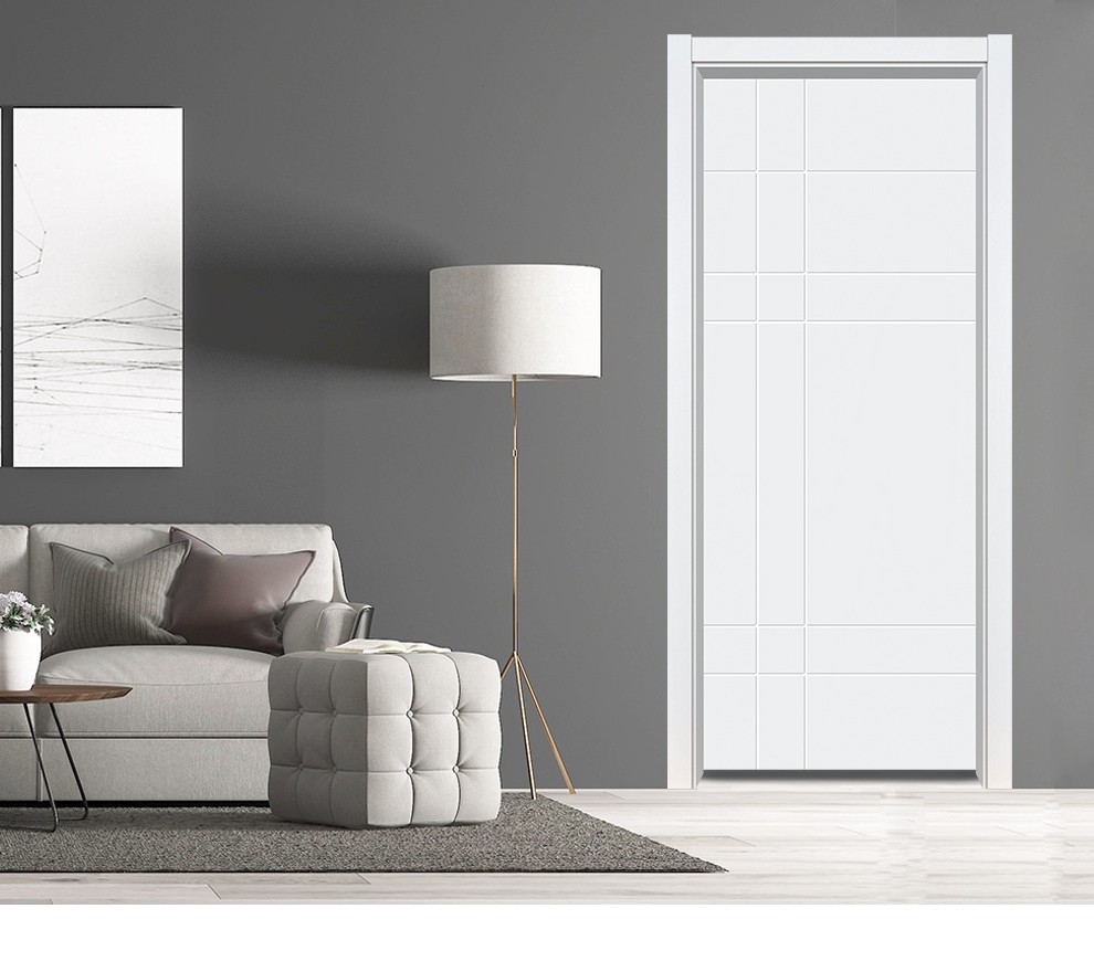 mexin美心木门环保烤漆简约欧式木门木质复合室内门套装门卧室门房间