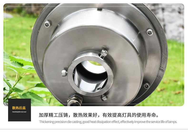 帝翔led不锈钢304喷泉灯水底灯七彩变色涌泉灯水池灯防水射灯嵌入式水