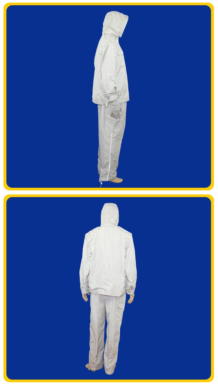 进口面料500kv等电位带电作业高压屏蔽服导电服