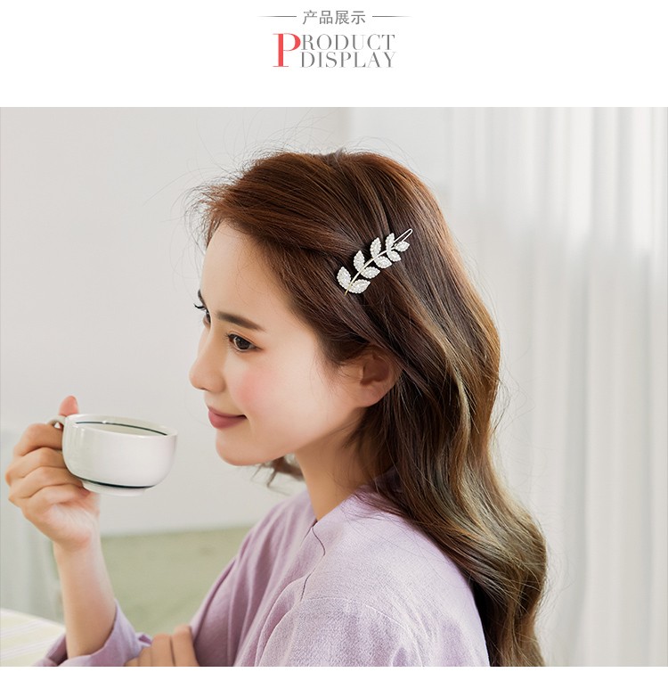 奇美拉(chimera)闪耀水钻兔子小抓夹发夹女小天鹅韩版小号合金头饰