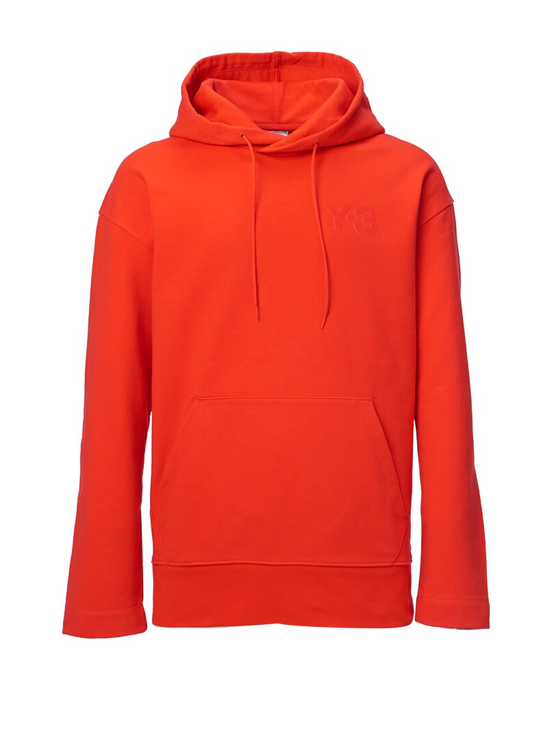 y-3 classic chest logo hoodie y3基础宽松连帽卫衣31fn3381 红色 l