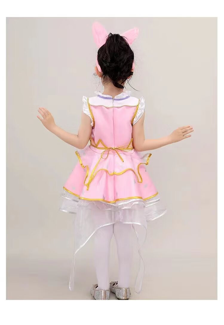 【现货】巴啦啦小魔仙cos服装公主裙魔法星缘堡夏乐彤女童动漫服夏