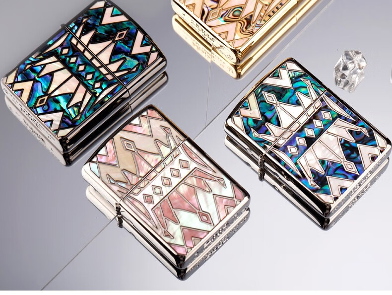 zippo 打火机 之宝原装 珍藏系列 支持团购 黑暗女王彩贝 送男士礼物