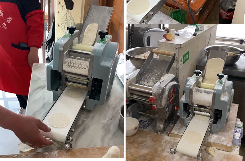 饺子皮机家用商用全自动小型多功能锅贴压包子皮机器仿手工擀皮机迈森