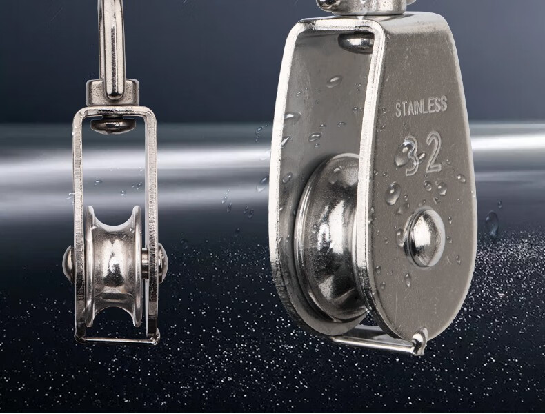 golmud手动滑轮升降器索道运输设备滑索吊具吊物省力单滑轮hl938单