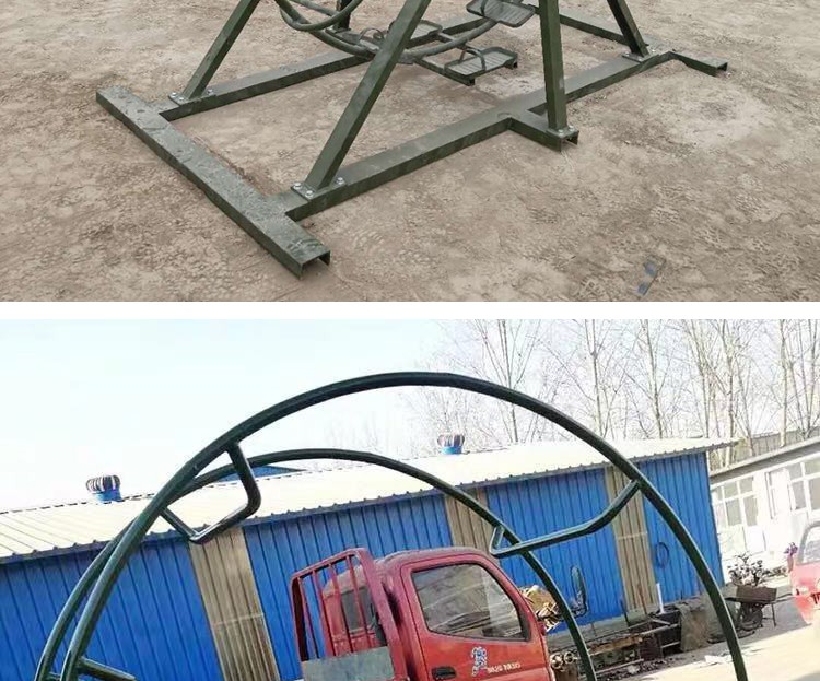 双予抗眩晕滚轮空军训练器材飞行拓展训练转轮旋转固定移动滚轮 固定