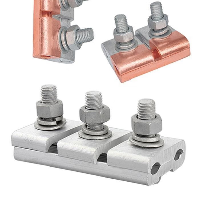 jimdz平行并沟线夹分线夹铜铝过渡异形分并接头接线神器跨径接线端子