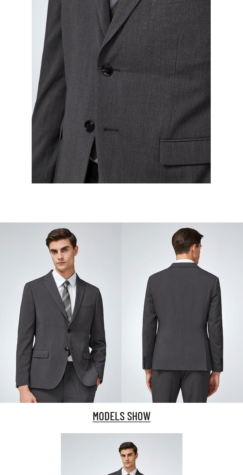 g2000男装2022春季新款正装经典商务西服套装职业上班宴会商务装