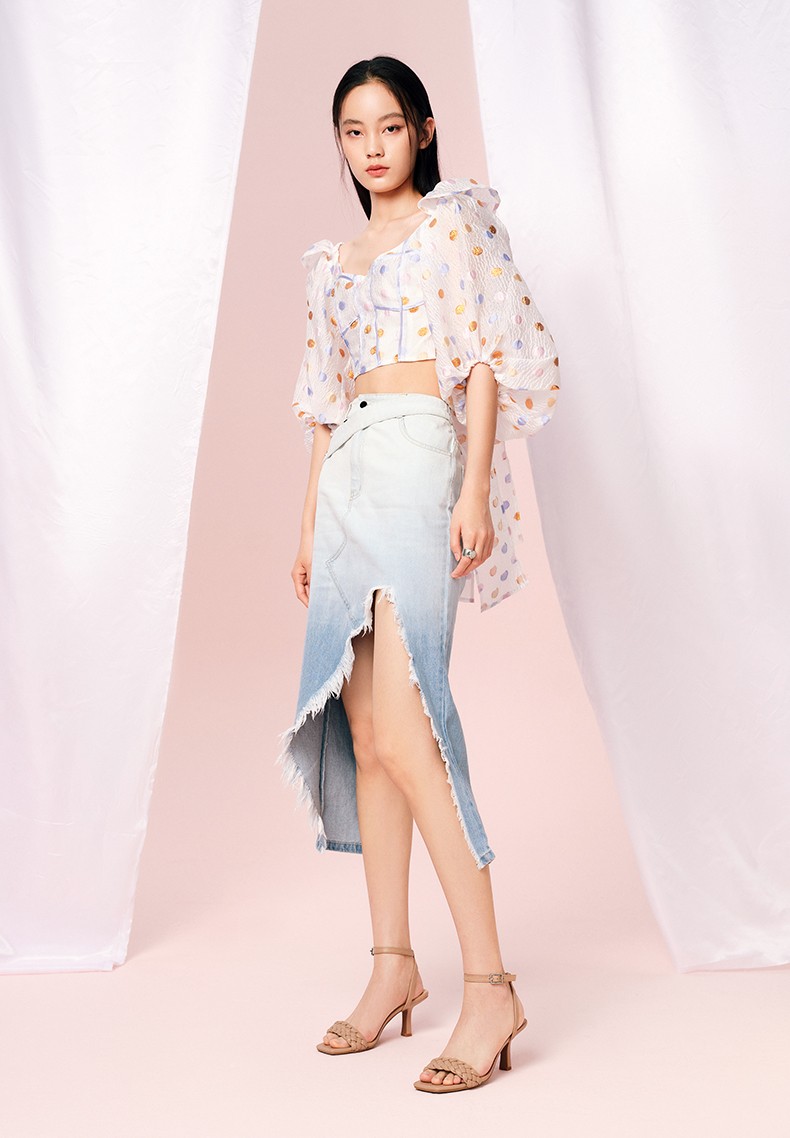 topgloria汤普葛罗2022年春夏新款方头编织高跟鞋优雅淑女凉鞋简约扣