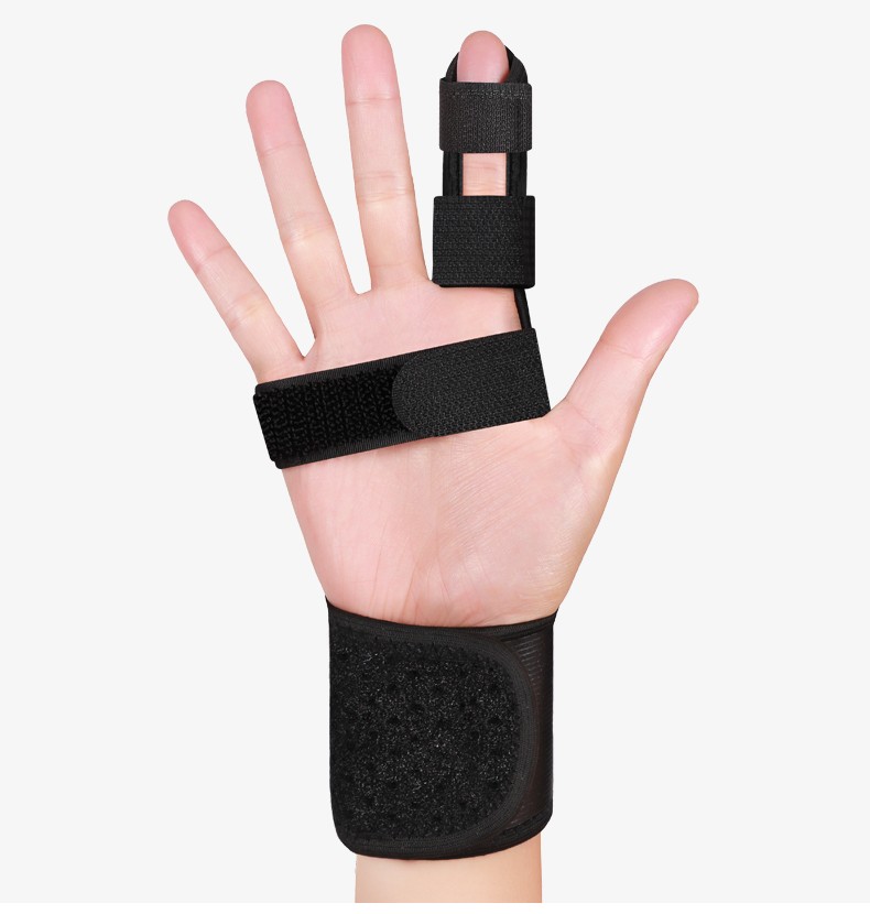 手指手掌掌固定支具第五掌骨基底固定夹板食中无名小拇单双指套骨裂器
