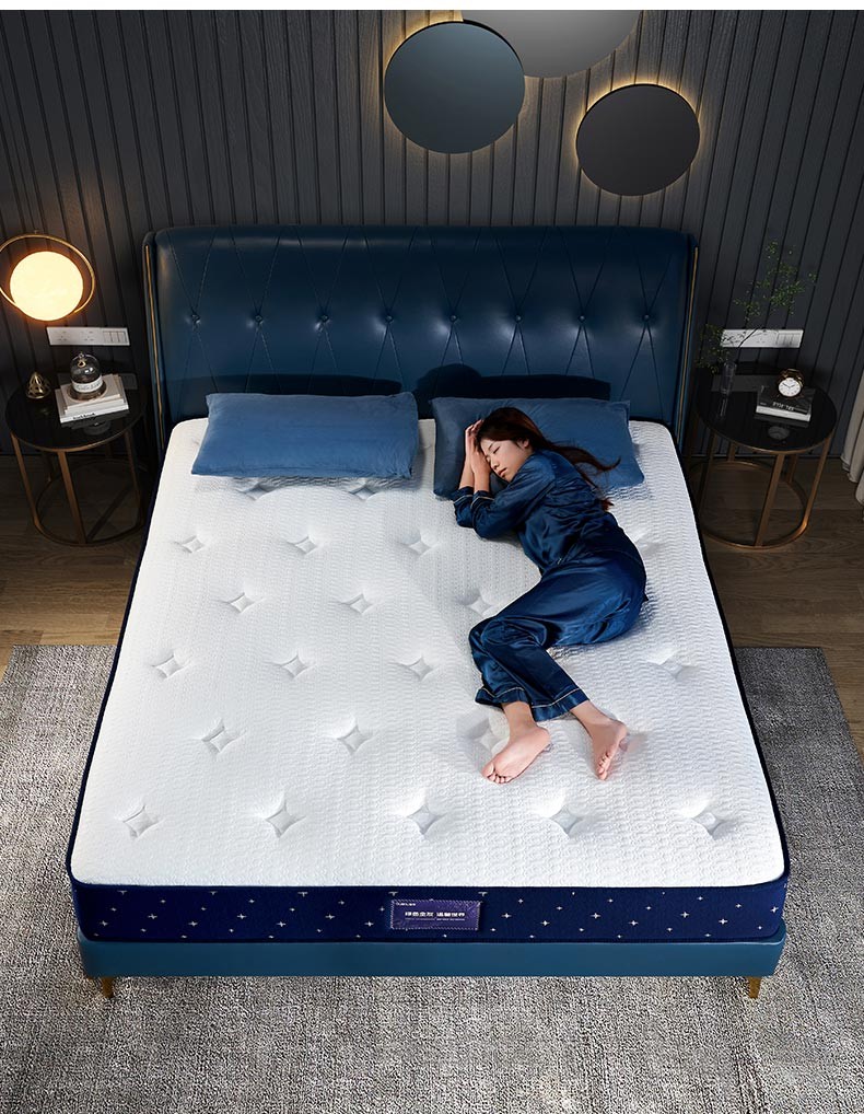 全友家居床垫进口乳胶床垫防螨抑菌12米床垫子云感睡眠双人床垫静音