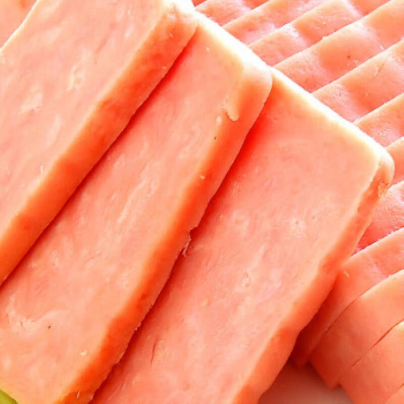 强源飘香香肠火腿肠早餐即食方形午餐肉三火腿傻子肠培根 原味3根每根