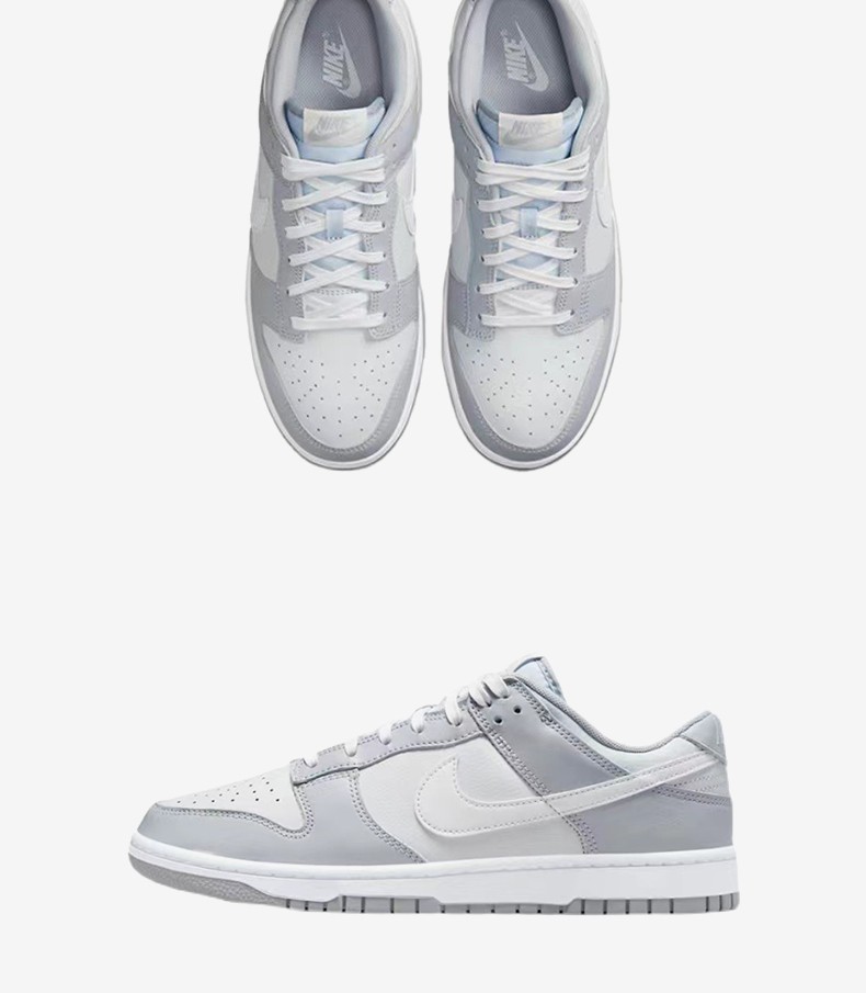 nike耐克dunklow灰白色烟灰低帮休闲板鞋dj618810039