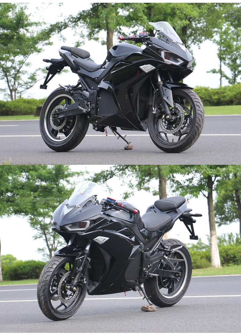 阔途 全新电动摩托车跑车 幻影大功率电瓶车 r3款电动趴赛小忍者v6