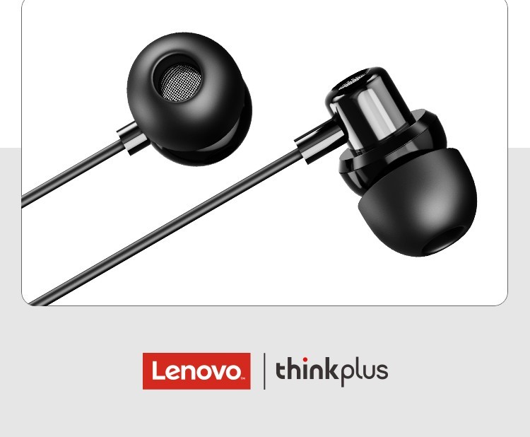 联想lenovo入耳式耳机耳麦拯救者小新笔记本台式电脑线控耳机游戏