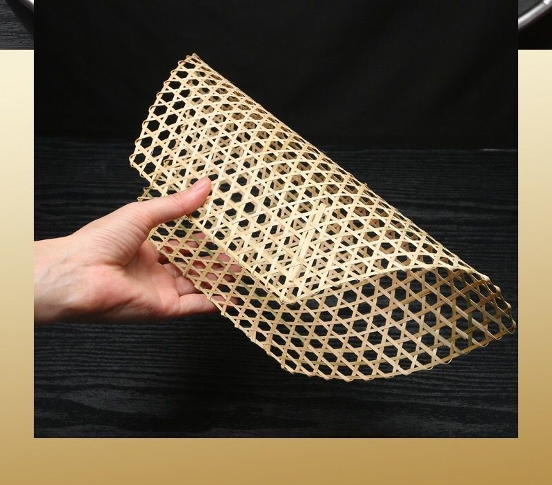 竹篦子防粘锅竹垫竹达手工编织餐垫炖鱼篦子酒店用品竹板竹编竹网防粘