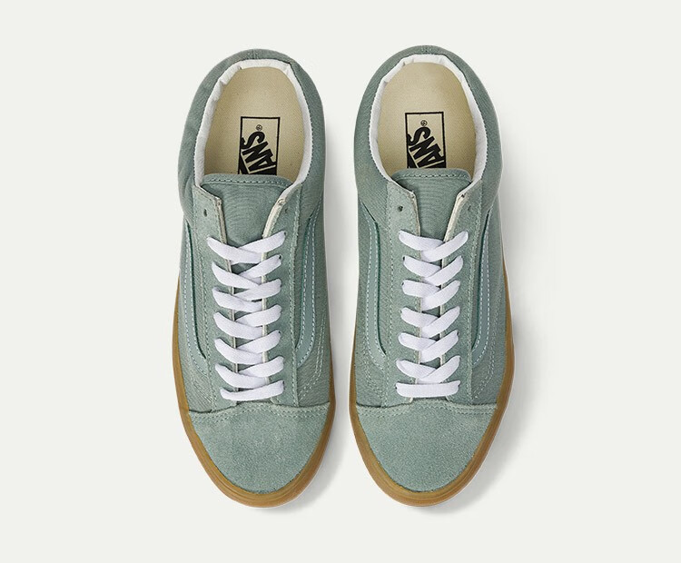 vans范斯官方 style 36绿色复古牛筋底男鞋女鞋板鞋运动鞋 绿色 39