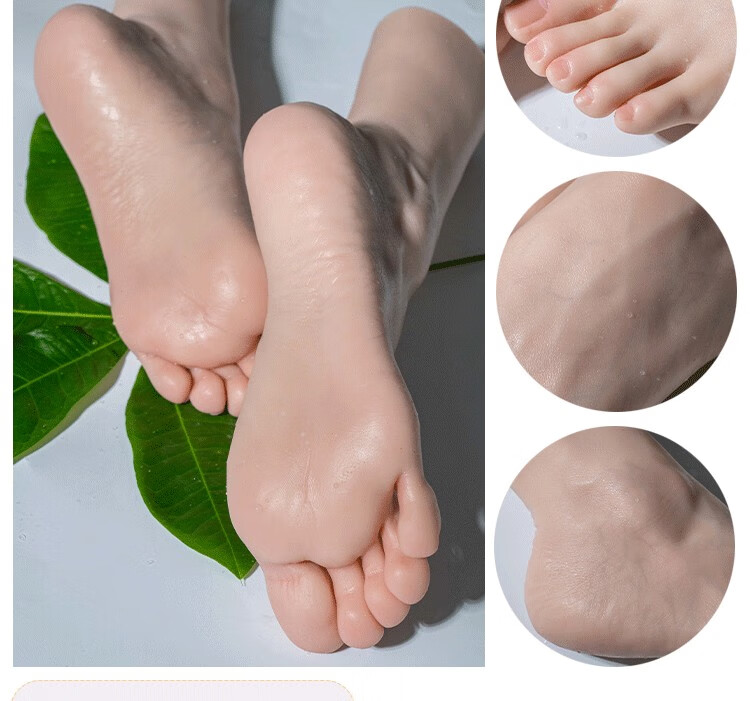 脚模恋女人足仿真静脉足模品鉴版铂金硅胶久爱成人模特假脚拍摄道具39