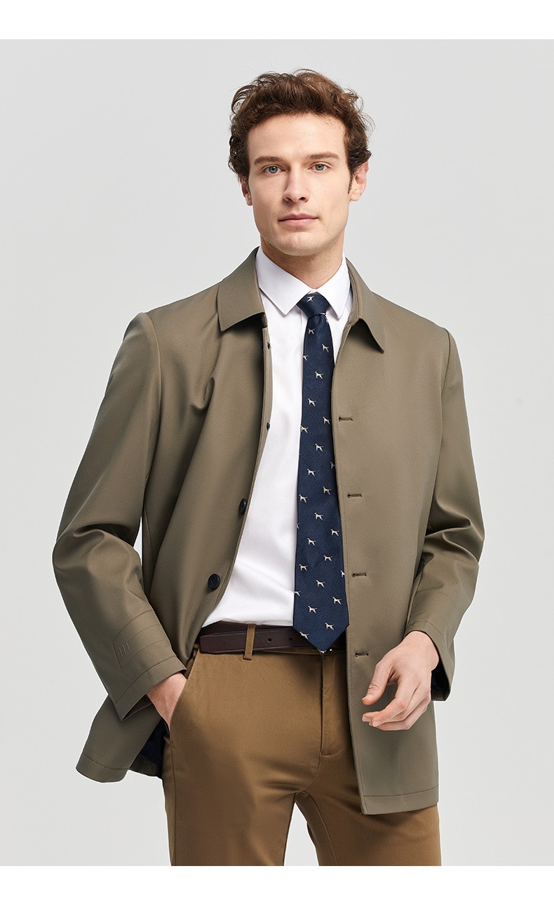 罗蒙男士休闲夹克2022春季新款中青年流行百搭夹克外套男 兰色 180