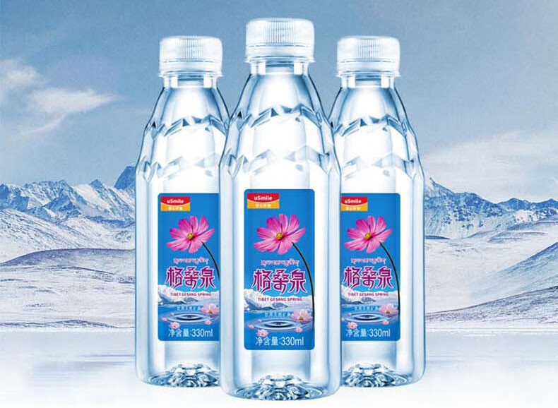 西藏冰川天然水 藏地黄金 格桑泉高原富锶冰川矿泉水