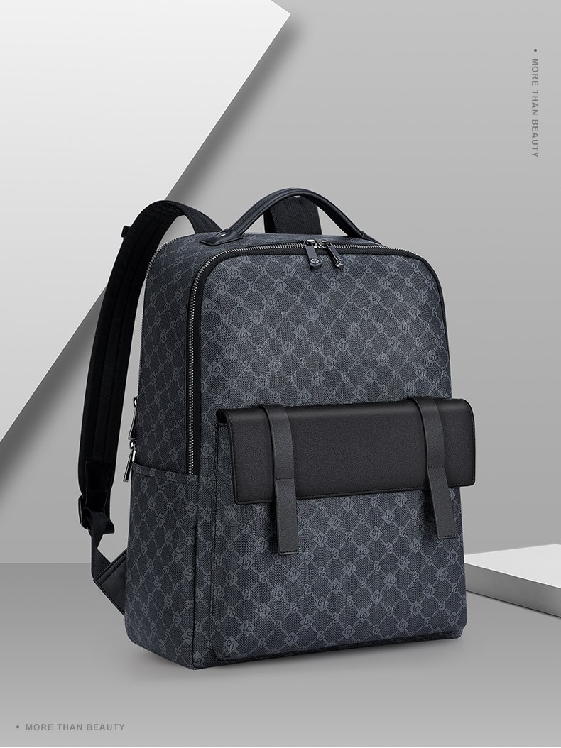 williampolo英皇保罗男士双肩包背包男出差商务旅行包大容量防泼水