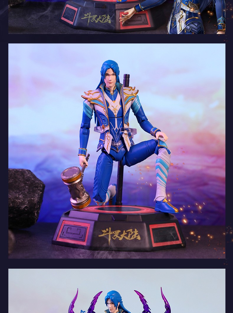 机智芽斗罗大陆唐三人偶模型玩具摆件人物周边动画同款公仔 奥斯卡