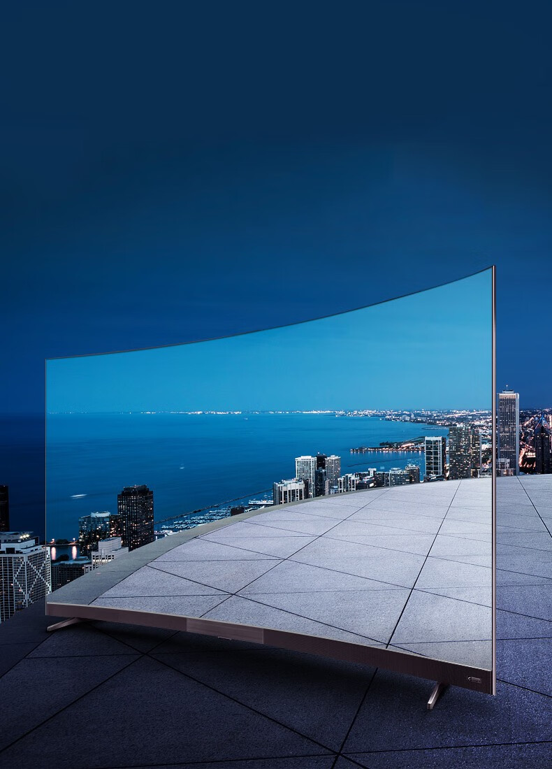 电视智能网络wifi手机投屏语音曲面防爆酒店家用ktv会议曲面led显示器