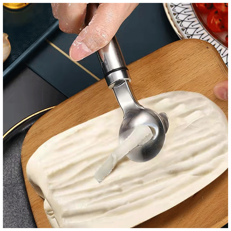 优凡优品刀削面刀用削面刀家用不锈钢刀削面削刀商用工削面刀工具双线