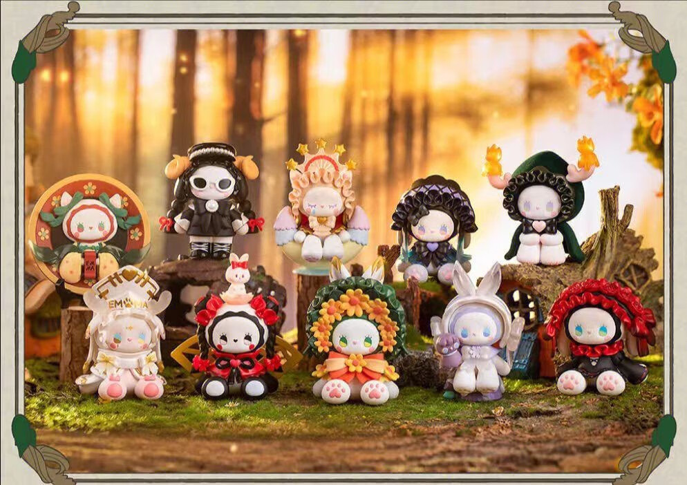 秘境森林诗会系列盲盒潮玩公仔可爱少女心手办摆件礼物 雪尘【图片