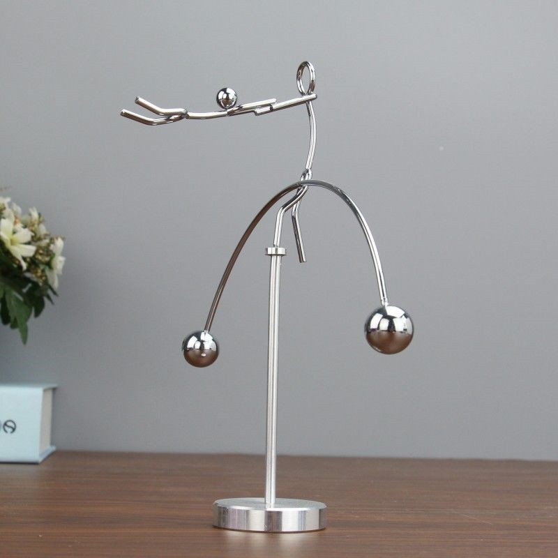 平衡摆不倒翁送男朋友生日节日礼物创意解压玩具大号单脚平衡不倒翁