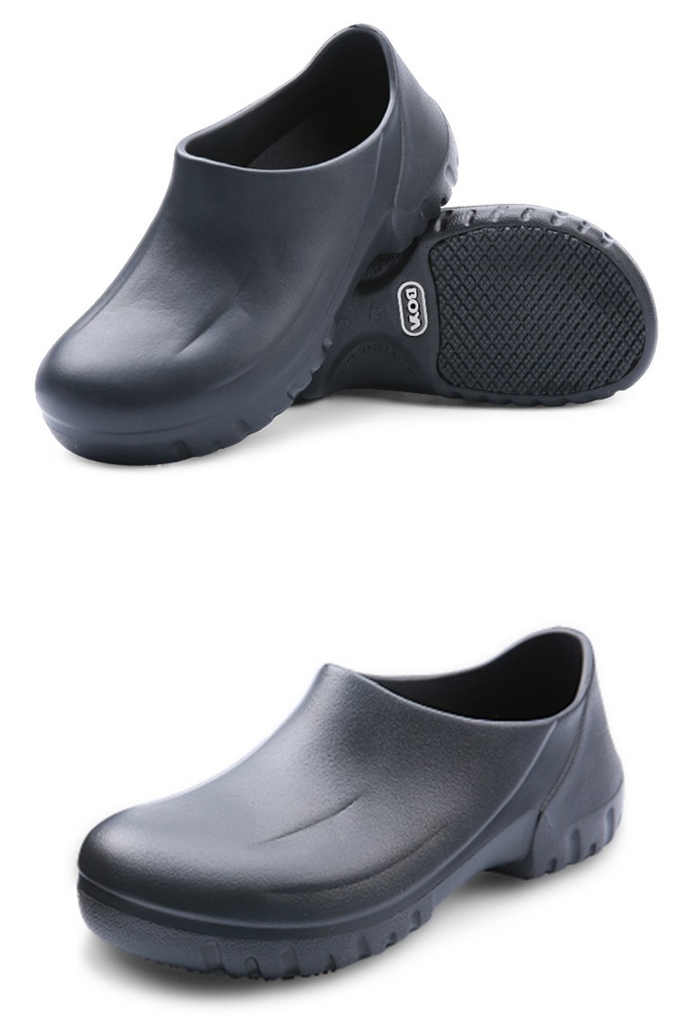 慕靳厨师鞋男防滑厨房工作鞋酒店食堂后厨防油防水劳保鞋轻便耐磨安全