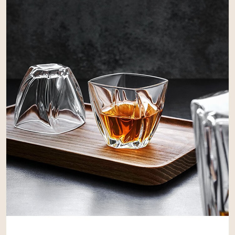 bohemia 捷克进口水晶玻璃 欧式威士复古酒具威士忌杯水杯 海王星酒樽