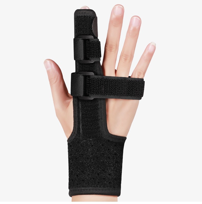 手指手掌掌固定支具第五掌骨基底固定夹板食中无名小拇单双指套骨裂器