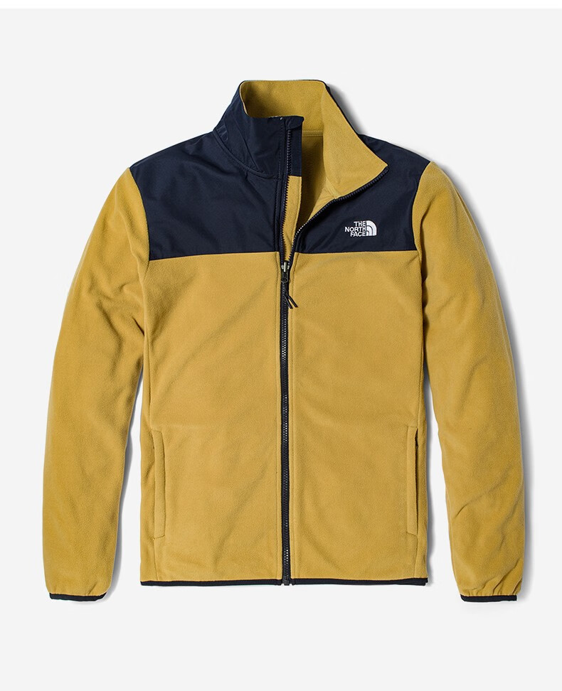 face北面抓绒衣男装2022春季新款夹克上衣运动户外徒步旅行登山外套49