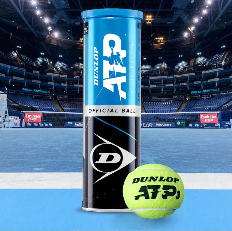 邓禄普dunlopforttp铁罐胶罐tour网球法网比赛网球3粒装4粒装训练球四