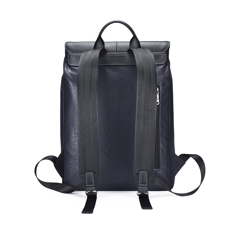 暇步士hushpuppies双肩包男士树纹布背包大容量电脑包14英寸休闲旅行