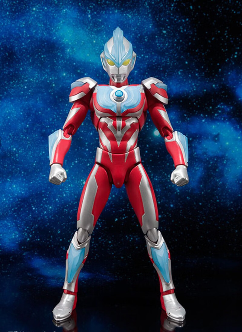 银河维克特利金迦奥特曼关节超可动发光闪耀迪迦shf 人偶模型手办儿童