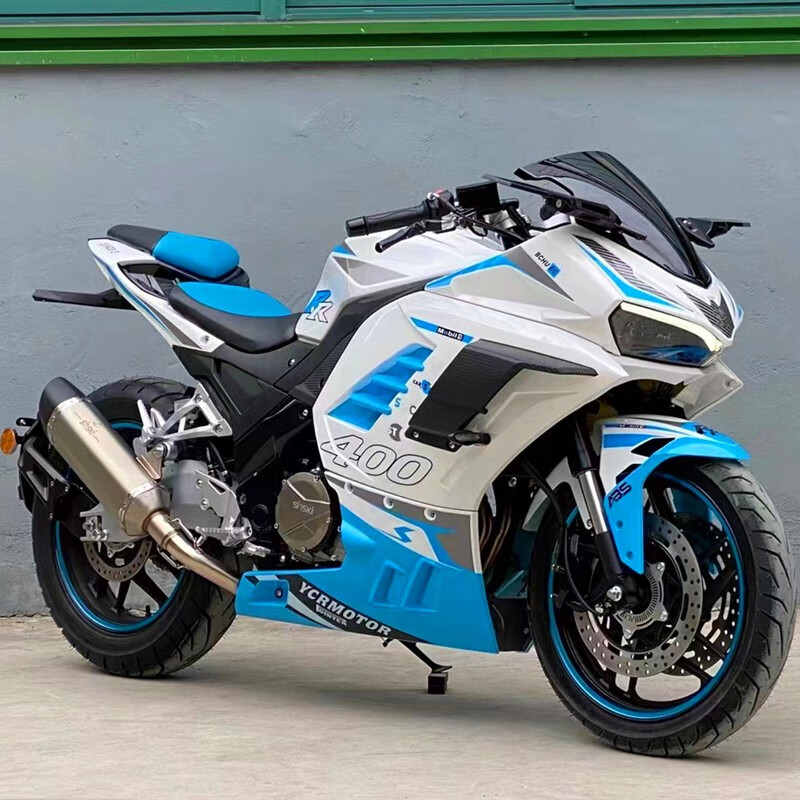 新款蛟龙二代火牙400cc摩托车跑车重型机车双缸水冷全国可上牌 火牙