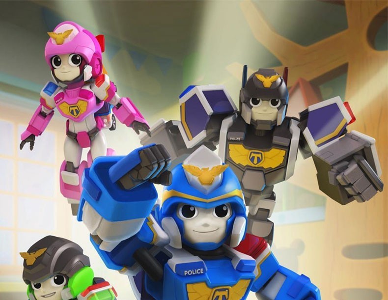 变形机器人合体玩具男孩玩具 【正义救援队】大礼盒套装zc8605【图片