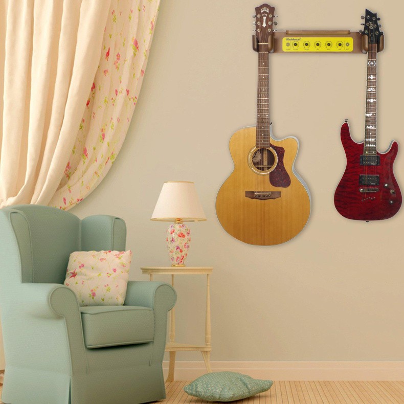 挂架背带挂钩墙壁架尤克里里琴架挂式民谣吉他吊架实木吉他架子rgh3