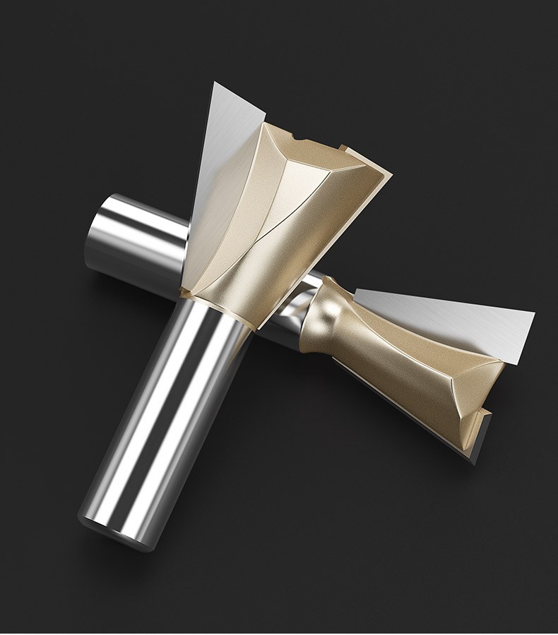 沪豪英制燕尾刀槽铣铣刀木工铣刀具修边机刀头雕刻机锣刀子口荀刀