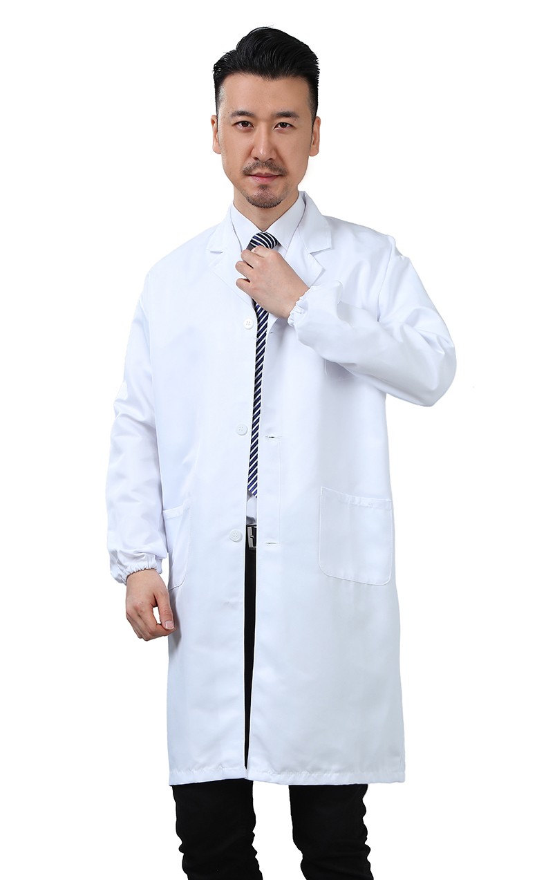 叙耳白大褂学生长袖学校化学实验服实验室白大衣食品厂服可定制印logo