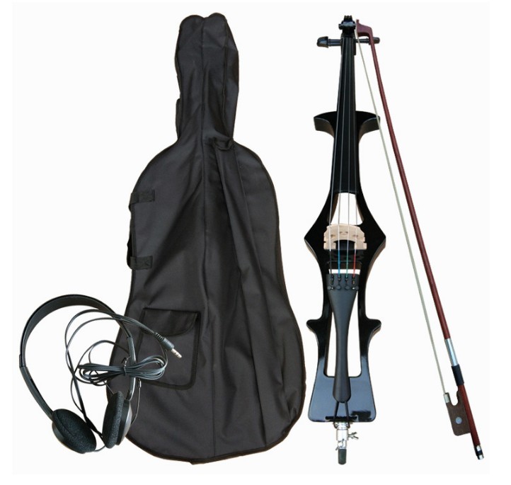 倾时全框木电大提琴专业演奏款半框电子大提琴初学者大提琴专业演奏