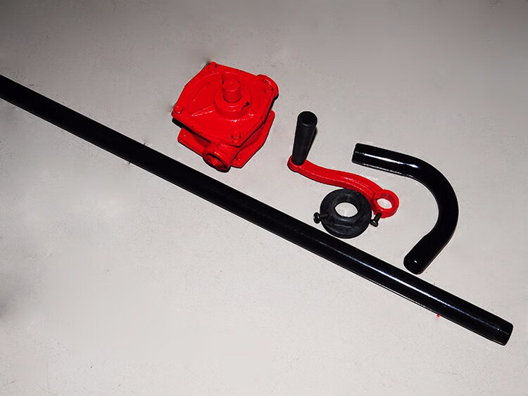 大桶用手摇式油抽子铸铁手动油泵抽油神器柴机油液压油自吸抽水泵