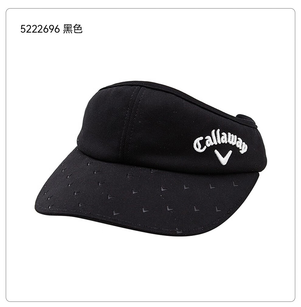 callaway卡拉威高尔夫球帽女士22新款 golf户外夏季遮阳透气无顶帽