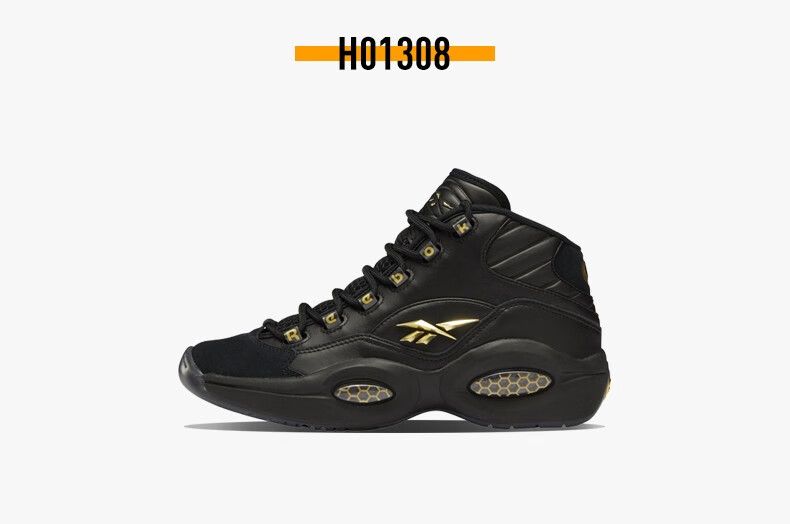 reebok question mid 艾弗森 复古中帮运动篮球鞋 gx0240 41【图片