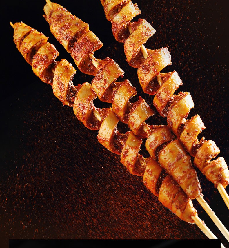 【299.减180】良品铺子 面筋卷120g 面筋卷烧烤味街头小吃 烧烤摊夜市