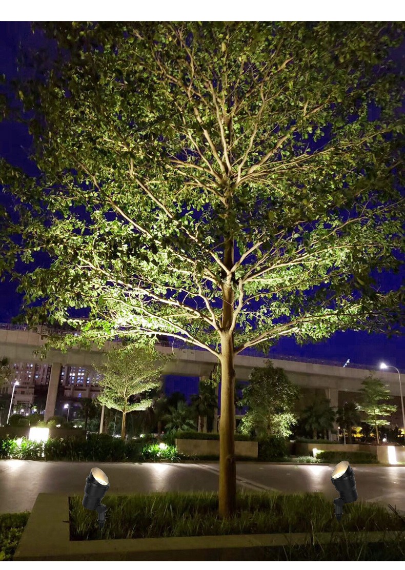 帝锐投光灯led户外防水照树灯公园绿化亮化景观灯花园庭院插地草坪灯